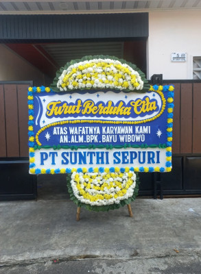 Papan Bunga Duka di Barito Timur
